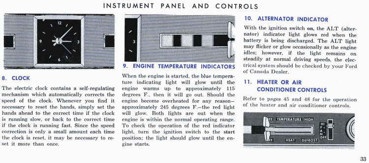 1965 Ford Owners Manual Page 47